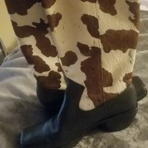 Real Leather and Cow Cowboy boots